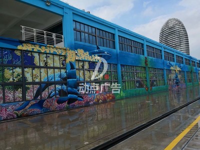 凤凰岛边检站户外及室内布置